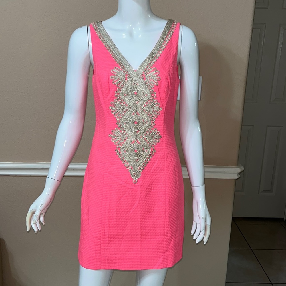 Lilly Pulitzer Pink Junie Shift Casual Dress